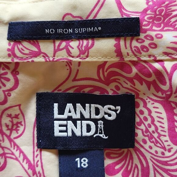 Plus Size Land's End Blouse - Picture 2 of 4